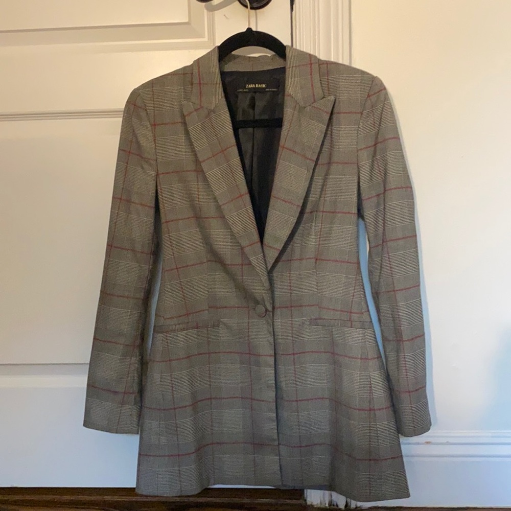 Plaid Zara Blazer